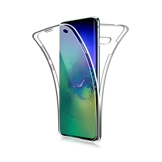 360º Silicon Case for Samsung Galaxy S10 Transparent